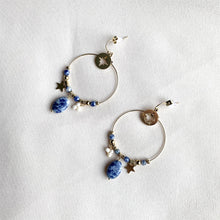 Charger l&#39;image dans la galerie, Boucles d&#39;oreilles MAE lapis lazuli
